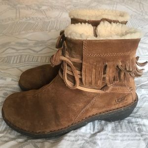 Ugg Fringe Booties